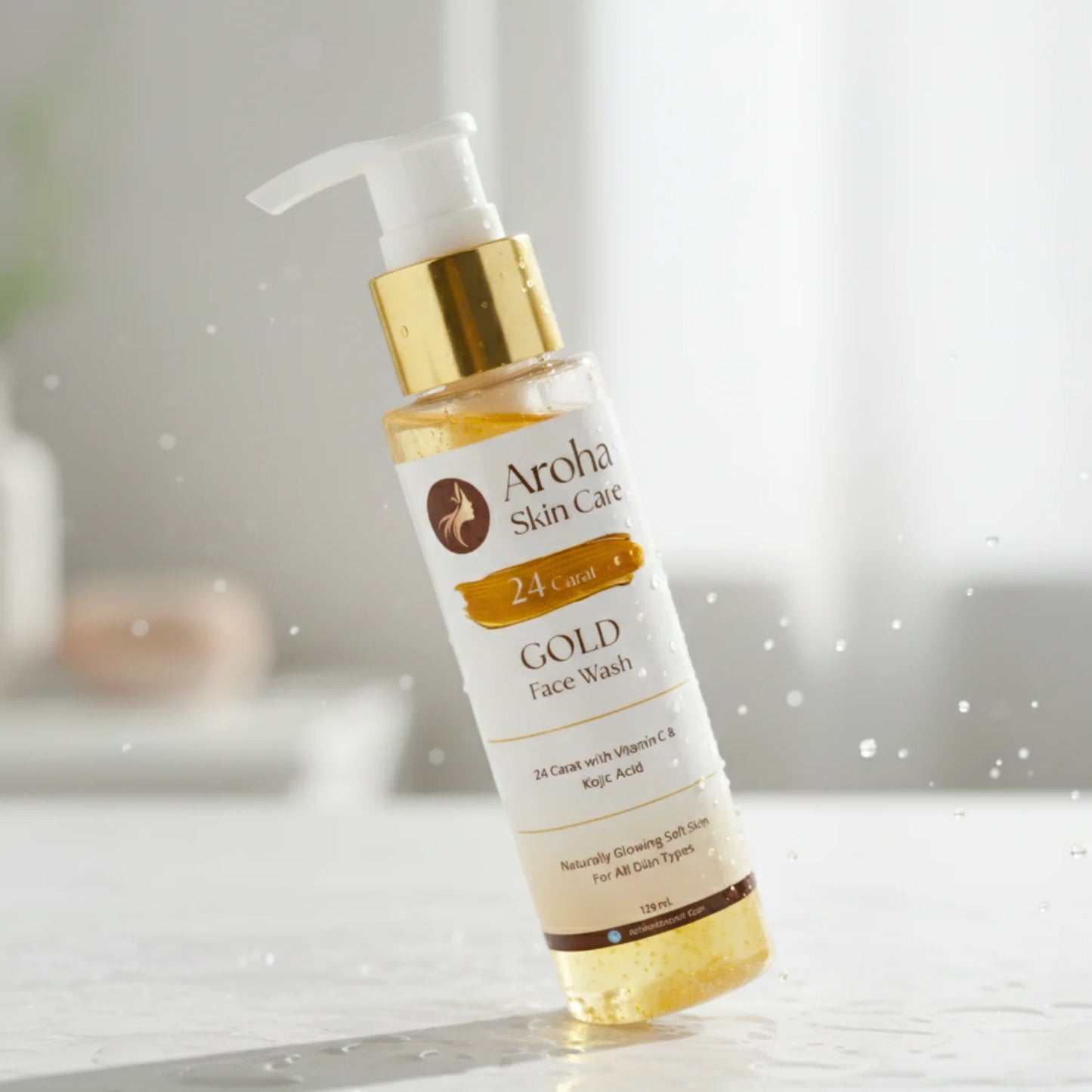 Aroha Skin Care 24 Carat Gold Face Wash (120 ml)