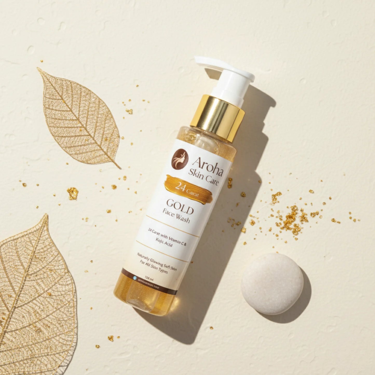 Aroha Skin Care 24 Carat Gold Face Wash (120 ml)