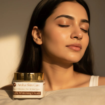 Aroha Skin Care Night Whitening Cream for Face (20gm)